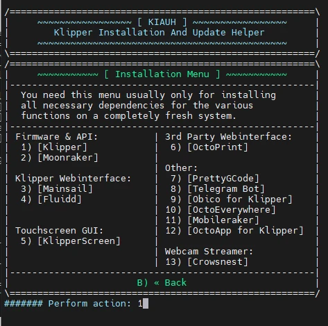 Raspberry Pi, Klipper